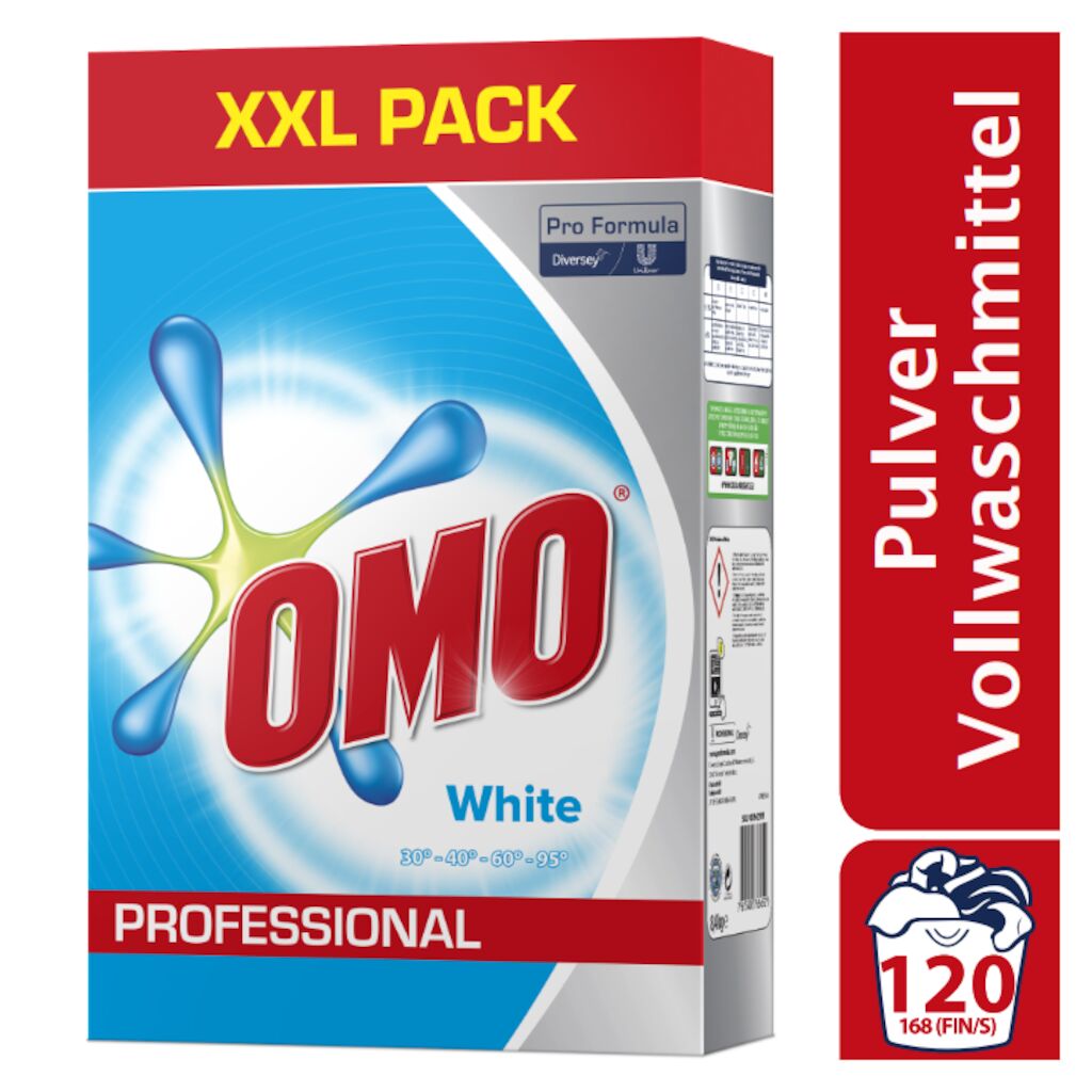 Omo Pro Formula White Powder Detergent 8.4kg - Pulverwaschmittel für weiße Stoffe