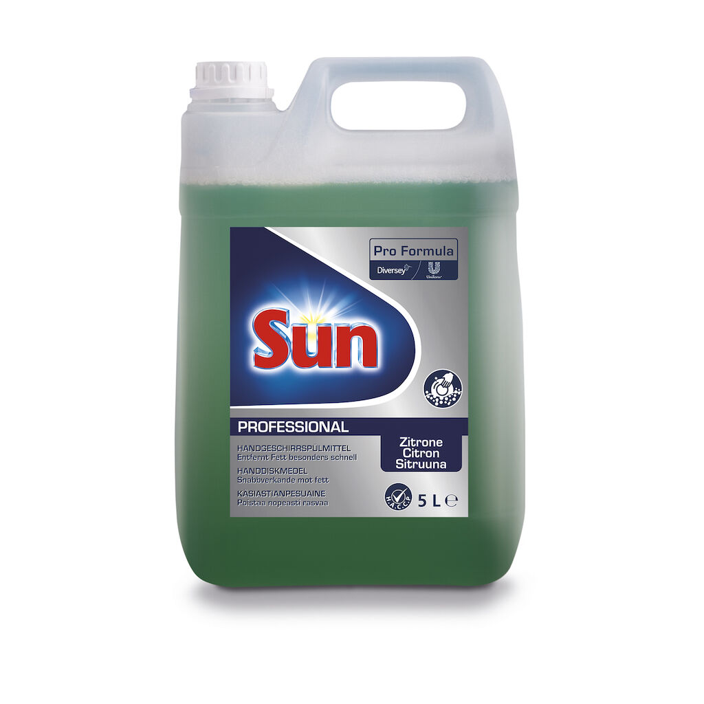 Sun Pro Formula Washing Up Liquid 2x5L - Handgeschirrspülmittel mit angenehmem Zitronenduft