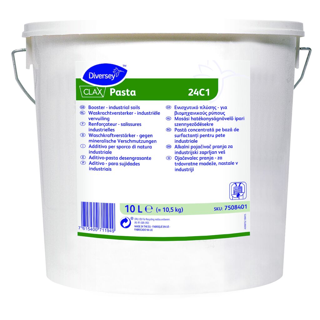 Clax Pasta 24C1 10L - Konzentrierter, pastöser Waschkraftverstärker