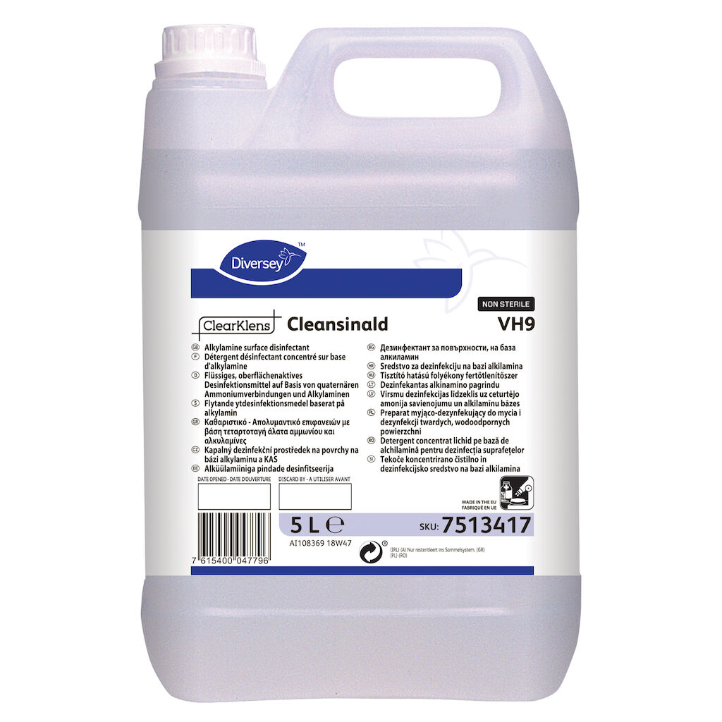 ClearKlens Cleansinald Non sterile VH9 2x5L - Oberflächenreiniger und Desinfektionsmittel für diegenerelle Anwendung