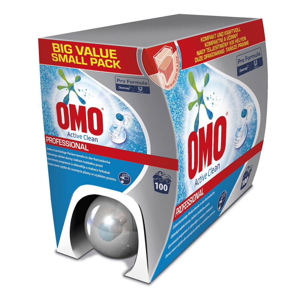 Omo Professional Active flüssig 7.5L - Verdünntes biologisches Flüssigwaschmittel