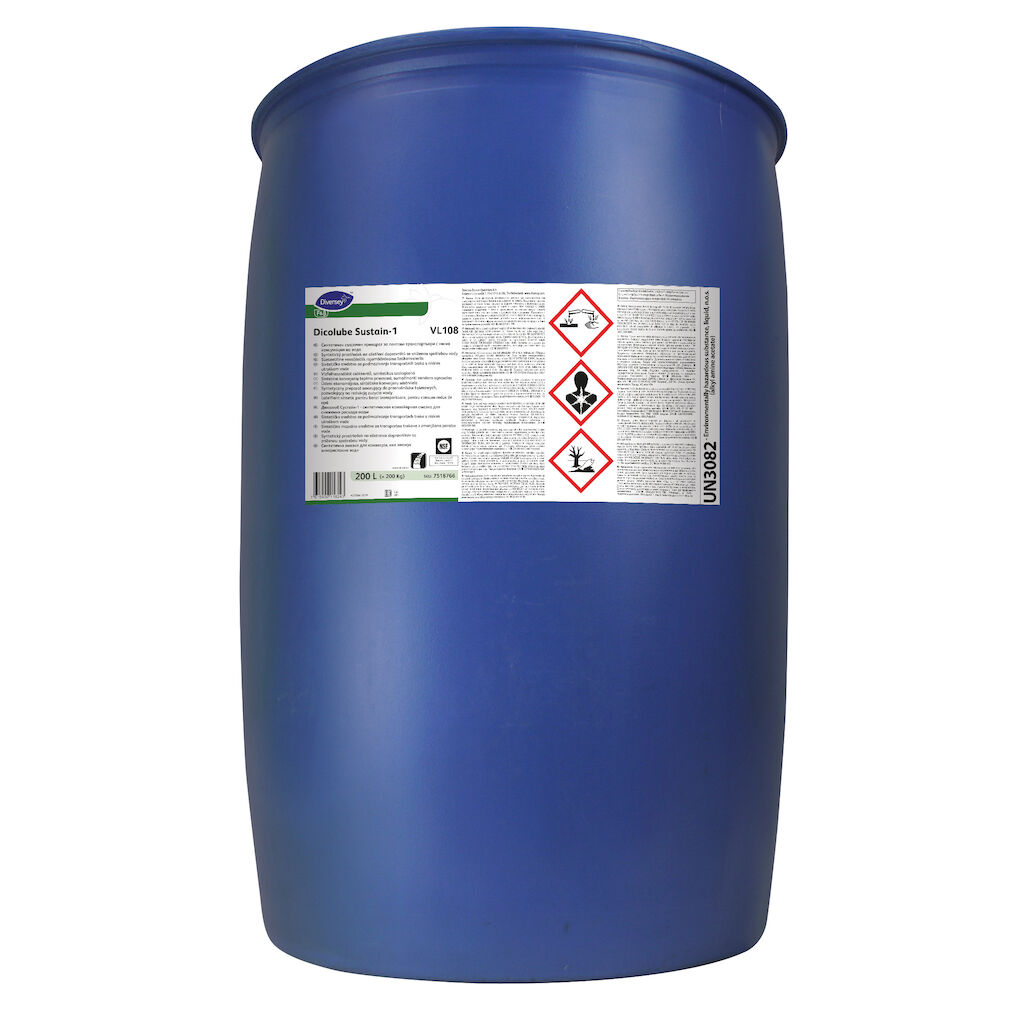 Dicolube Sustain-1 VL108 200L - Wassersparendes, synthetisches Kettengleitmittel