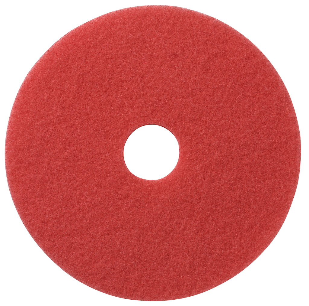 TASKI Americo Pad - Red 5Stk. - 16" / 41 cm - Rot - Rotes Pad für die tägliche Reinigung von Hartböden