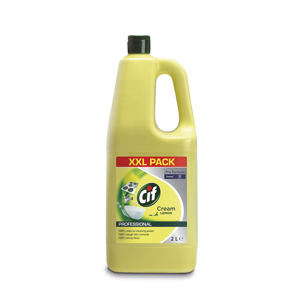 Cif Pro Formula Cream Lemon 6x2L - Cremereiniger mit natürlichen Mikropartikeln
