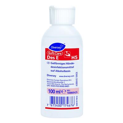 Soft Care Des E H5* H5 50x0.1L - Alkoholisches Händedesinfektionsgel auf Ethanolbasis zur hygienischen Händedesinfektion