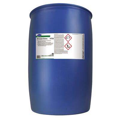 Divosan Extra VT55 200L - Flüssiges, hochwirksames, oberflächenaktives Desinfektionsmittel auf Basis quaternärer Ammoniumverbindungen