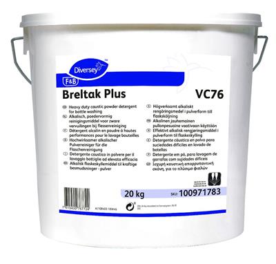Breltak Plus VC76 20kg - Hochwirksamer alkalischer Pulverreiniger für die Flaschenreinigung