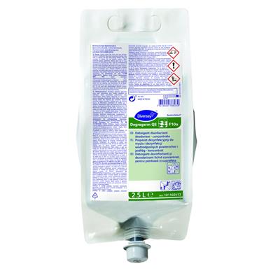 Degragerm QS F10a 2x2.5L - Deodorisierender, flüssiger Desinfektionsreiniger - Hochkonzentrat