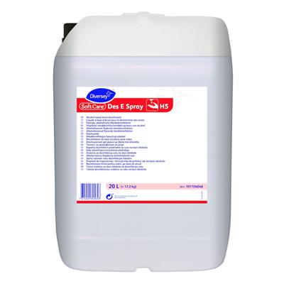 Soft Care Des E Spray H5 20L - Flüssige alkoholische Händedesinfektion