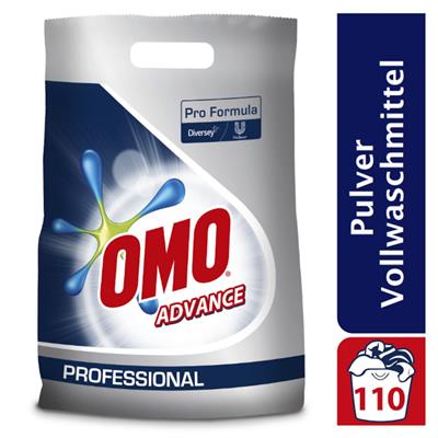Omo Pro Formula Advance Powder Detergent 10.45kg - Enzymatisches Pulverwaschmittel, geeignet für alle Textilien, ideal zur Entfernung hartnäckiger Flecken