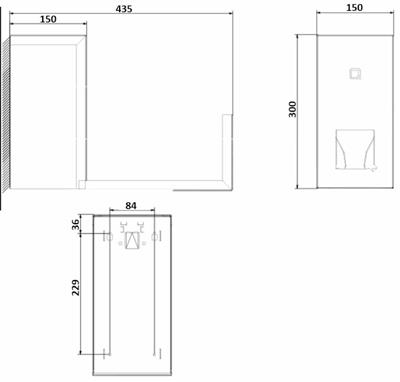 QBic Toilet Roll Dispenser 1Stk. - Hochwertiger 2-Rollenspender für Standard-Rollen