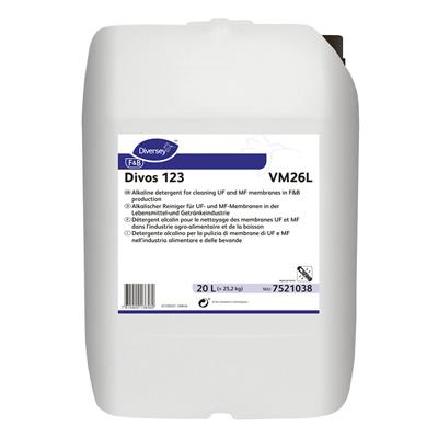 Divos 123 VM26L 20L - Alkalischer Reiniger für UF- und MF-Membranen in der Lebensmittel-und Getränkeindustrie