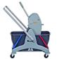 TASKI Duo Bucket Cart Set 1Stk. - TASKI Doppelfahreimer mit Presse und 2x 15 L Kunstoffeimer - rot/blau